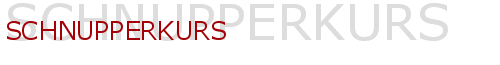 SCHNUPPERKURS